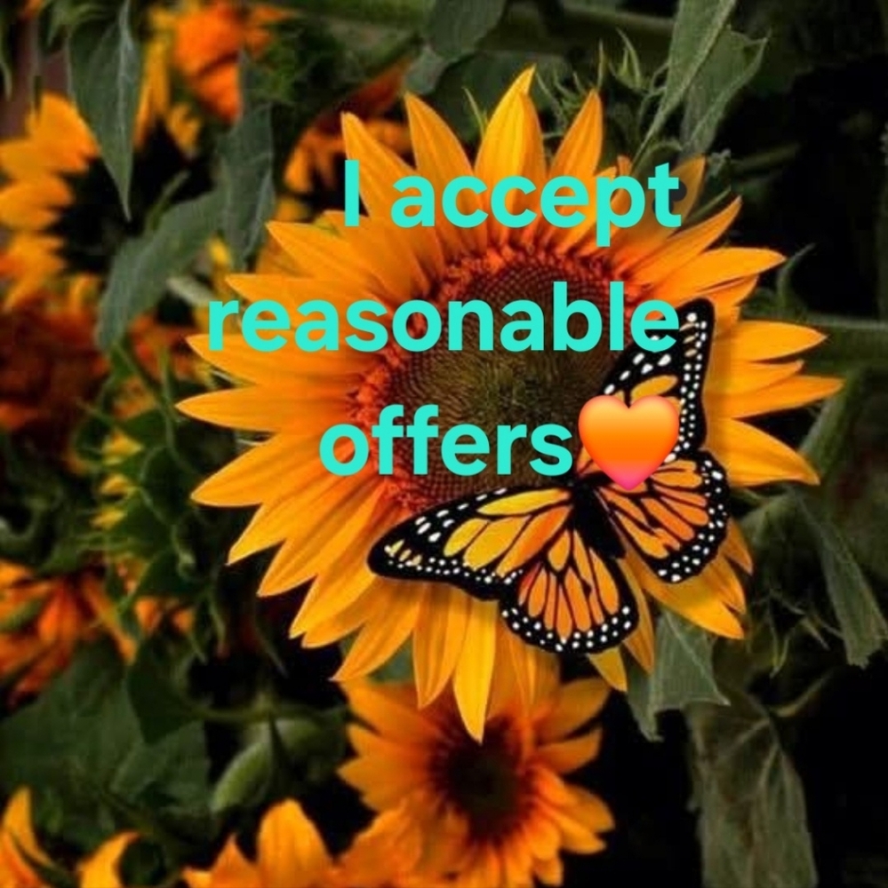 I accept most reasonable offers!
